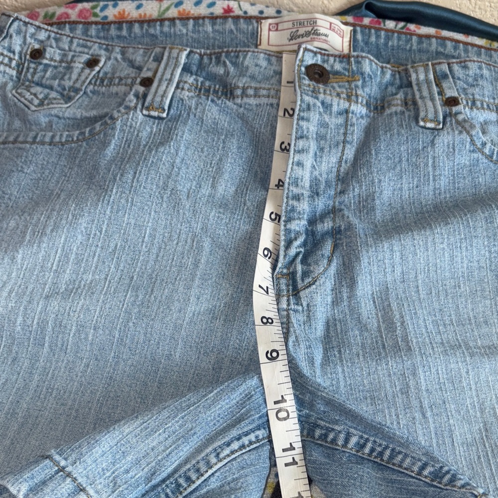 Levi Strauss signature Blue Jean Shorts Sz 14 - Picture 11 of 13